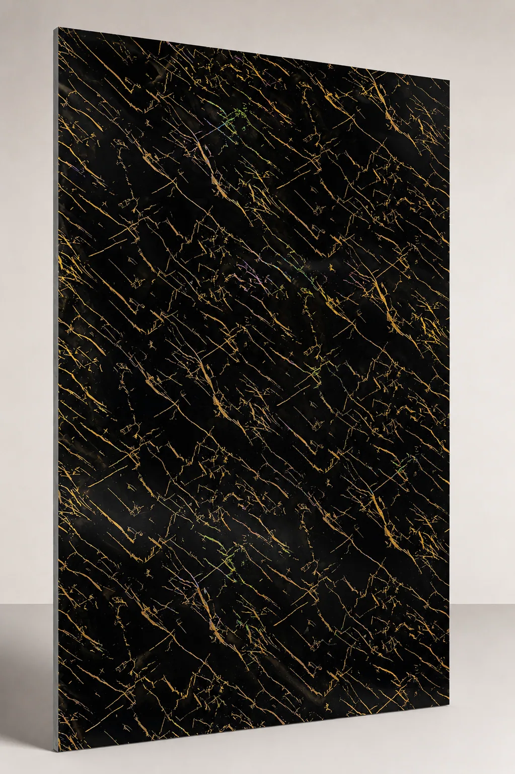 Gold Rain — lámina UV marmolizada Wilor Comercial